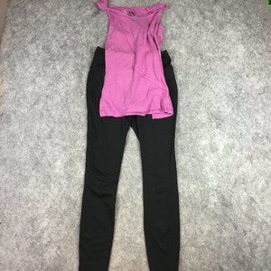 Athletic Works Size S 4 6 Lot of 2 Bundle Athleisure Womens Racerback Leggings